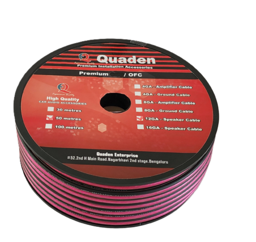 12GA OFC Premium Speaker Cable - QSC-OFC12GA50