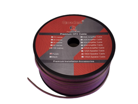 16GA OFC Premium Speaker Cable- QSC-OFC16GA100