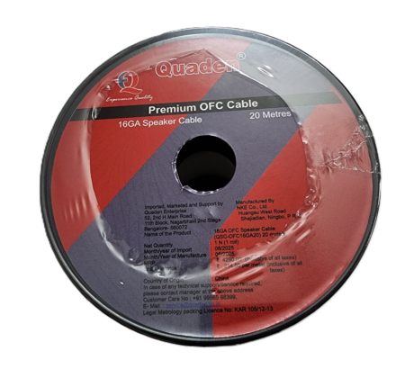 16GA OFC Premium Speaker Cable- QSC-OFC16GA20