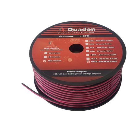 18GA OFC Premium Speaker Cable- QSC-OFC18GA100