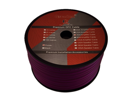 4GA OFC Premium Amplifier Cable - QAC-OFC4GA30
