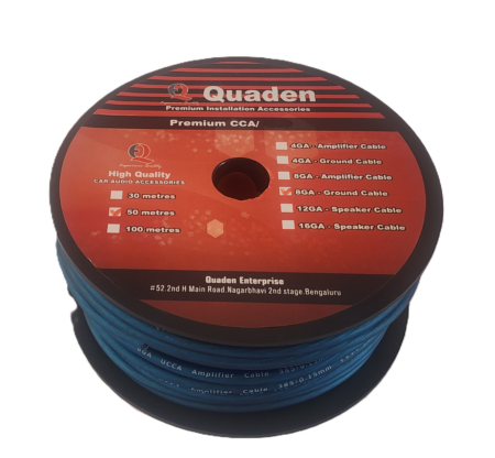 8GA CCA Amplifier Cable - QAC-CCA8GA50