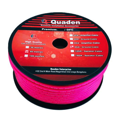 8GA OFC Premium Amplifier Cable - QAC-OFC8GA50