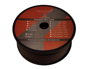 8GA OFC Premium Amplifier Cable - QAC-OFC8GA50-BLK
