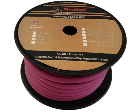 2GA OFC Premium Amplifier Cable- QAC--OFC2GA20