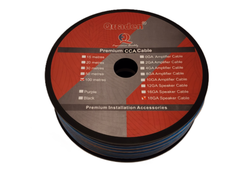 18GA CCA Speaker Cable- QSC-CCA18GA100
